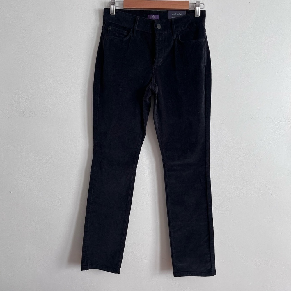 NYDJ Jade Corduroy Leggings Size 2 Petite in Eclipse Gray